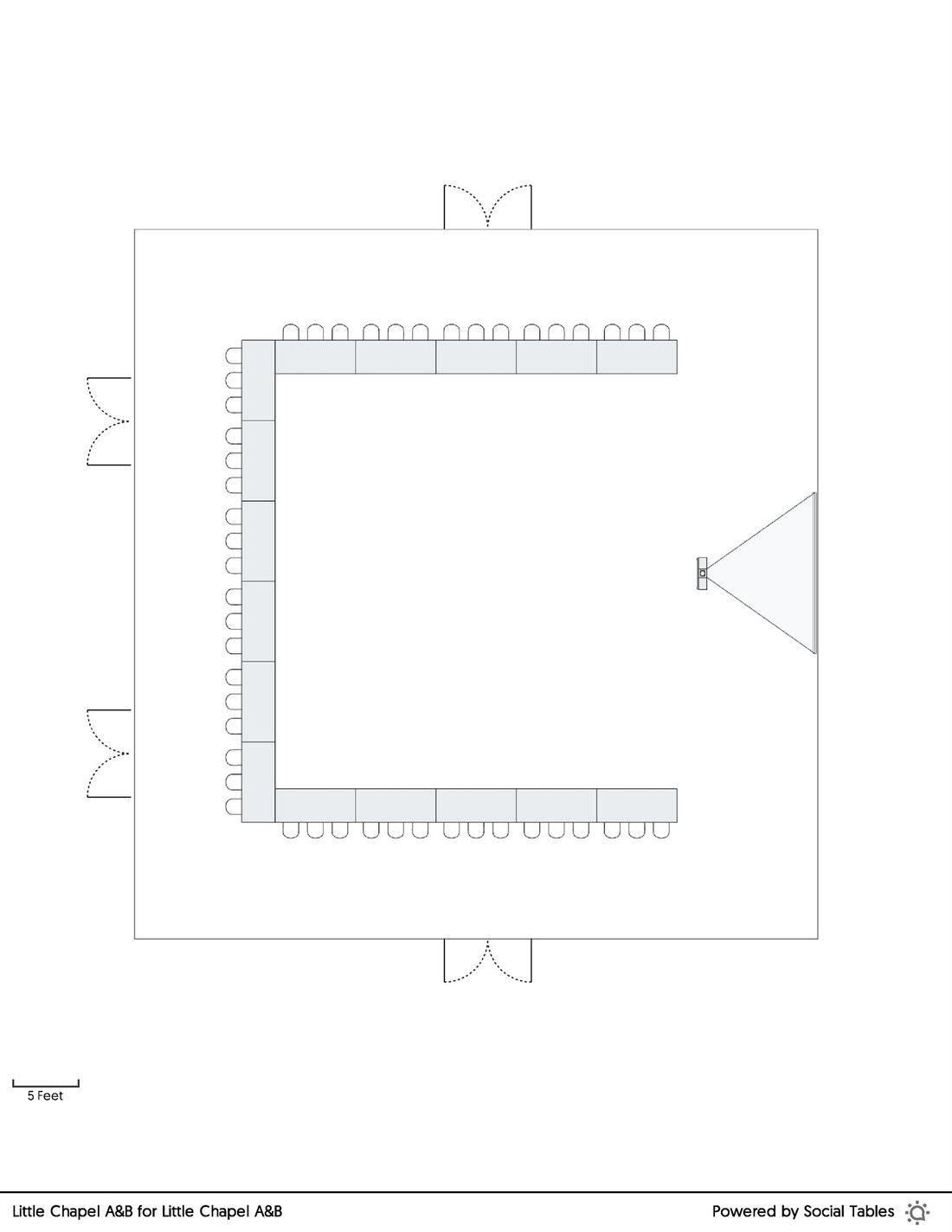 Little Chapel A & B — U-shape